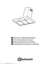 Bauknecht HOOD User And Maintenance Manual
