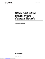 Sony XCL-5000 Technical Manual