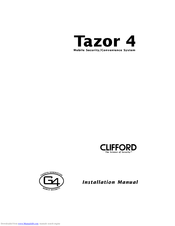 Clifford Tazor 4 Installation Manual