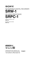SRPC-1 HDCAM SR Portable Digital Recorder Sony SRW1 