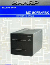 Sharp MZ-80FBK Instruction Manual