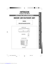 Hitachi RAS-60YH5A Installation Manual