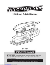 MasterForce 241-0794 Operator's Manual