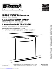 Kenmore ULTRA WASH DISHWASHER Use & Care Manual
