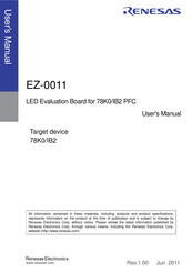 Renesas EZ-0011 User Manual
