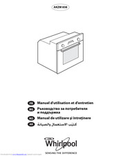Whirlpool AKZM 838 Manual Instructions