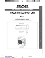 Hitachi RAS-S28H2A User Manual