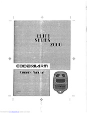 Code Alarm 2000 Owenrs Manual