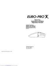 Euro-Pro SV772EF Owner's Manual