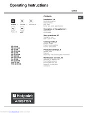 Hotpoint Ariston FZ G IX Operating Instructions Manual