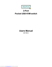 Digitus Pocket USB KVM switch User Manual