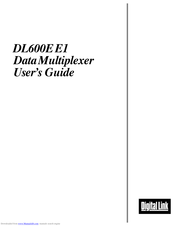 Digital Link DL600E E1 User Manual