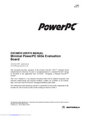 Motorola Minimal PowerPC 603e User Manual