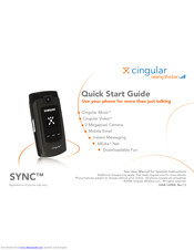 Samsung Cingular SYNC Quick Start Manual