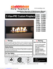 Fire feature C1620 Installation, Operation & Maintenance Manual