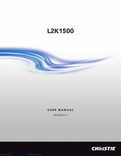 Christie L2K1500 User Manual