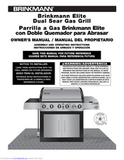 Brinkmann Dual Sear Gas Grill Owner's Manual