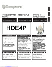 Husqvarna HDE4P Owner's/Operator's Manual
