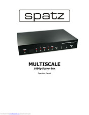 Spartz MULTISCALE Operation Manual