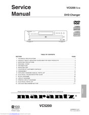 Marantz VC5200/U1B Service Manual