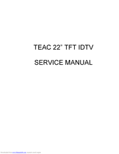 Teac TFT IDTV Service Manual