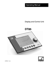 HBM DT85 Operating Manual