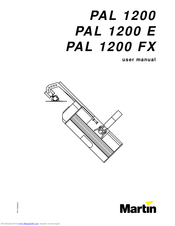 Martin PAL 1200 E User Manual