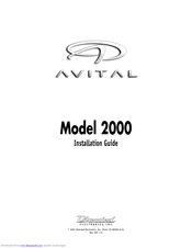 Avital 2000 Operation Manual