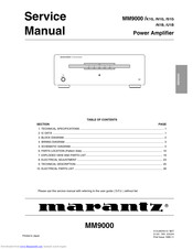 Marantz MM9000/U1B Service Manual