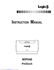 Logic3 ProDock WIP040 Instruction Manual