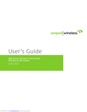 Amped Wireless UA2000 User Manual