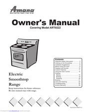 Amana ART6522 Owner's Manual