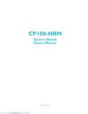 DFI CP100-NRM User Manual