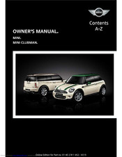 Mini COOPER S Owner's Manual