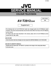 JVC AV-T2912/ZAR Service Manual