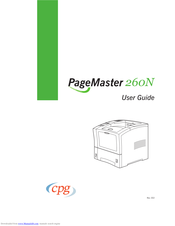 CPG PageMaster 260N User Manual