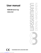 Wassermann Dental-Maschinen HSM-500 User Manual
