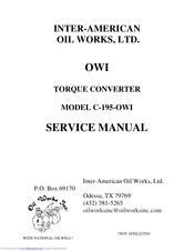 OWI C-195-OWI Service Manual