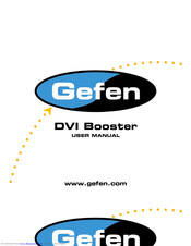 Gefen ex-tend-it DVI Booster User Manual