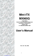 BCM Advanced Research MX965Q User Manual