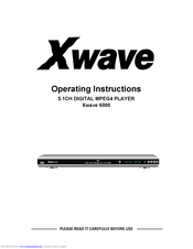 XWave 6000 Operating Instructions Manual