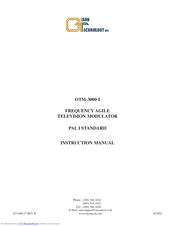 Olson Technology OTM-3000-I Instruction Manual