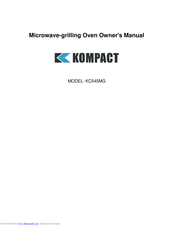 Kompact KC545MG Owner's Manual