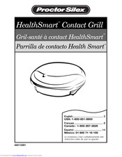 Proctor-Silex HealthSmart 25219 Instructions For Use Manual