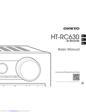 Onkyo HT-RC630 Basic Manual