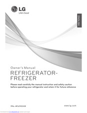 LG MFL67453438 Owner's Manual