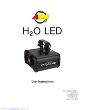 ADJ H2O LED User Instructions