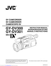 JVC GY-DV301 Instruction Manual