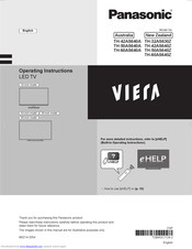 Panasonic Viera TH-50AS640A Manuals | ManualsLib