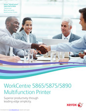 Xerox WorkCentre 5875 Manuals | ManualsLib